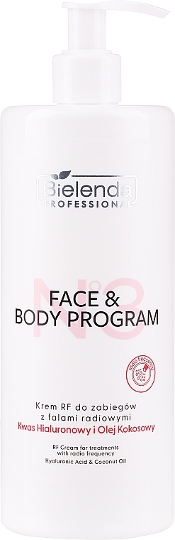 Контактный крем для RF лифтинга - Bielenda Professional Face&Body Program RF Cream For Treatments With Radio Frequency