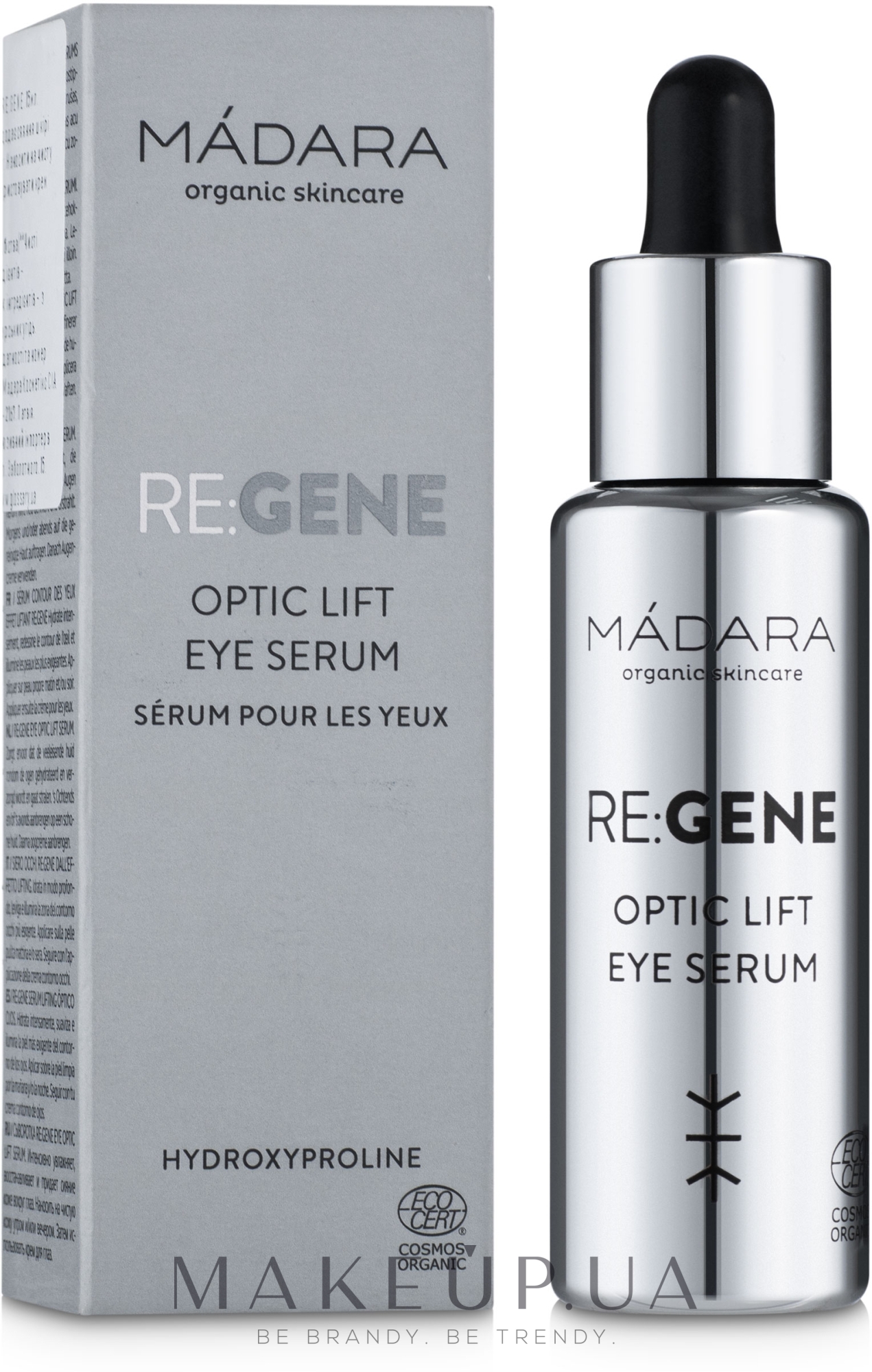 Сыворотка для зоны вокруг глаз - Madara Cosmetics Re: Gene Optic Lift Eye Serum — фото 15ml