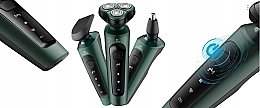 Триммер для бороды 4в1 - Lewer Beard Trimmer — фото N2