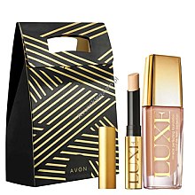 Avon Luxe Natural Glamour (foundation/30ml + powder/10g) - Avon Luxe Natural Glamour (foundation/30ml + powder/10g) — фото N1
