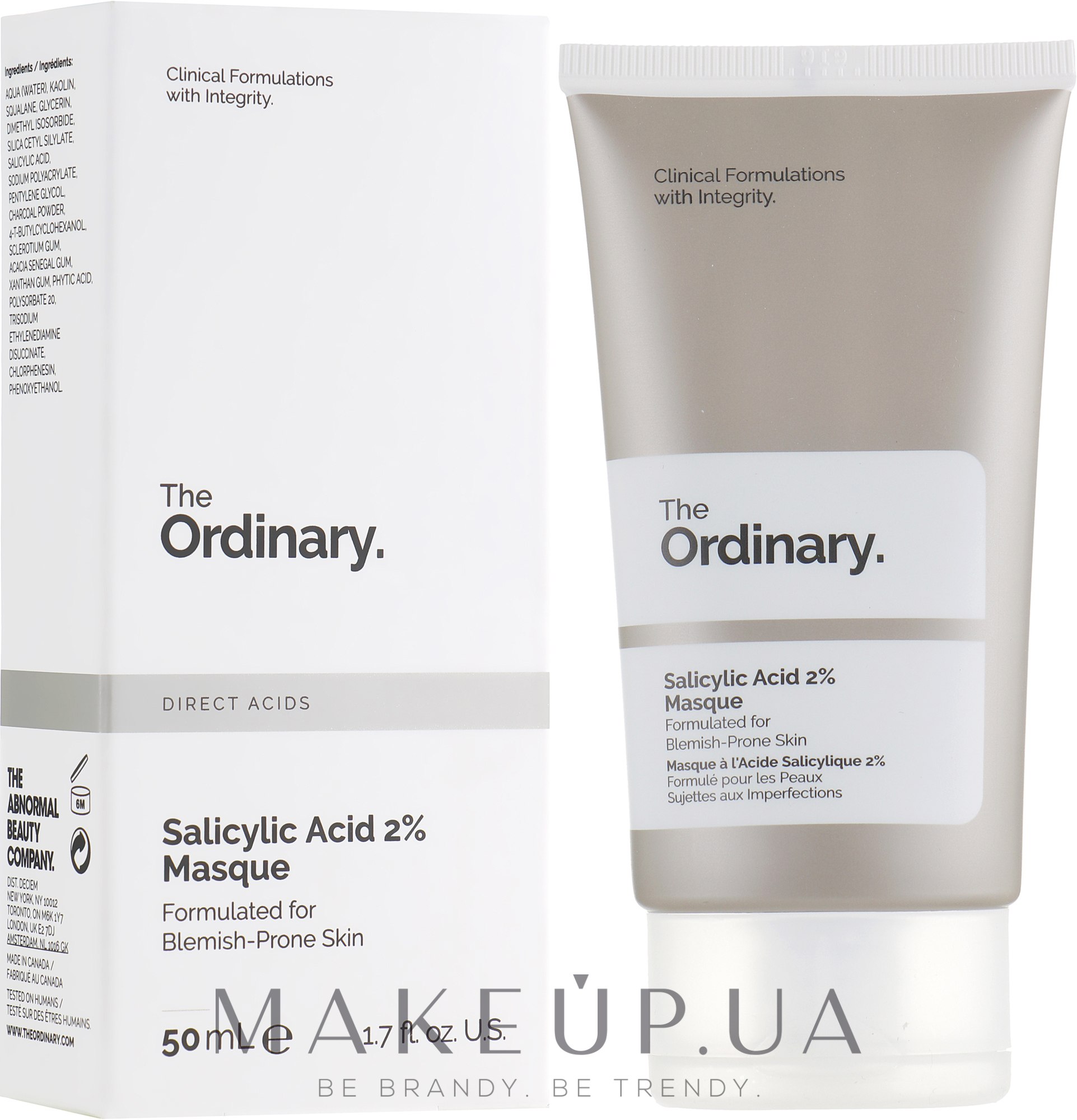 Маска для лица с салициловой кислотой - The Ordinary Salicylic Acid 2% Masque — фото 50ml