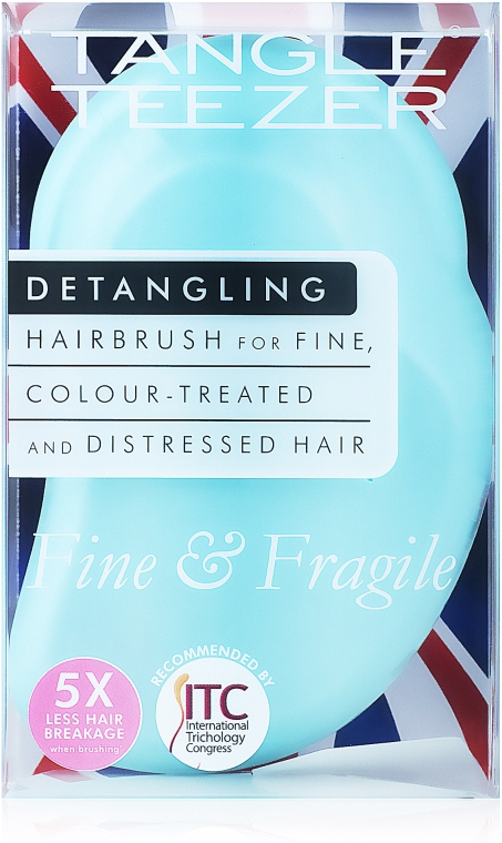 Гребінець для волосся, ліловий - Tangle Teezer The Original Fine & Fragile Mint Violet — фото N5