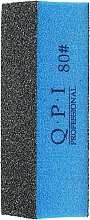 Баф для ногтей полировочный QB-132, 80/80, сине-черный - QPI — фото N1