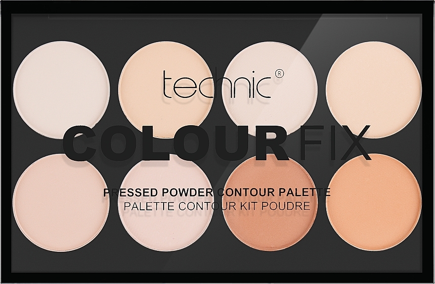 Палетка для контурування - Technic Cosmetics Colour Fix Pressed Powder Contour Palette — фото N1