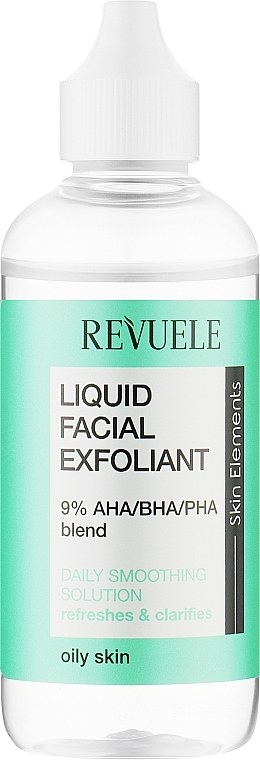 Рідкий ексфоліант для обличчя - Revuele Liquid Facial Exfoliant 9% Aha/Pha Blend — фото N1