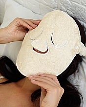 Рушник компресійний для косметичних процедур, молочний "Towel Mask" - MAKEUP Facial Spa Cold & Hot Compress Milk — фото N4