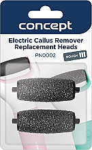 Духи, Парфюмерия, косметика Сменные ролики для электрической пилки - Concept PN0002 Electric Callus Remover Replacement Heads