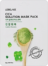 Маска для лица тканевая - Lebelage Cica Solution Mask — фото N1