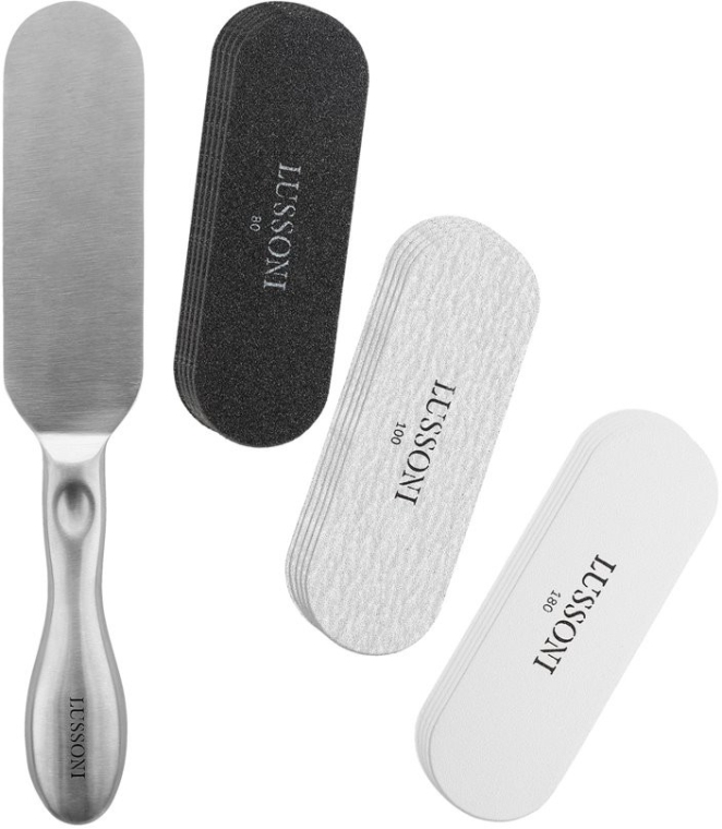 Пилка для педикюру з насадками - Lussoni Professional Pedicure Set — фото N1