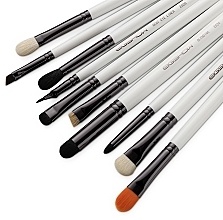 Набор кистей для макияжа, 10 шт - Eigshow Professional Eye Brush Light Gun Black Set  — фото N2