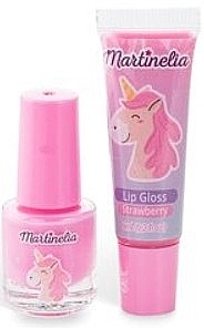Набор детской косметики "Маленький единорог" - Martinelia Little Unicorn Nail & Lip Set (lip/gloss/6ml + nail/polish/4ml)  — фото N2