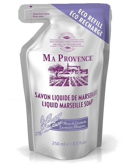 Жидкое Марсельское мыло в экономичной упаковке "Лаванда" - Ma Provence Liquid Marseille Soap Lavender — фото N1