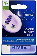 Парфумерія, косметика Нічний бальзам для губ - Nivea Over Night Care Lipstick