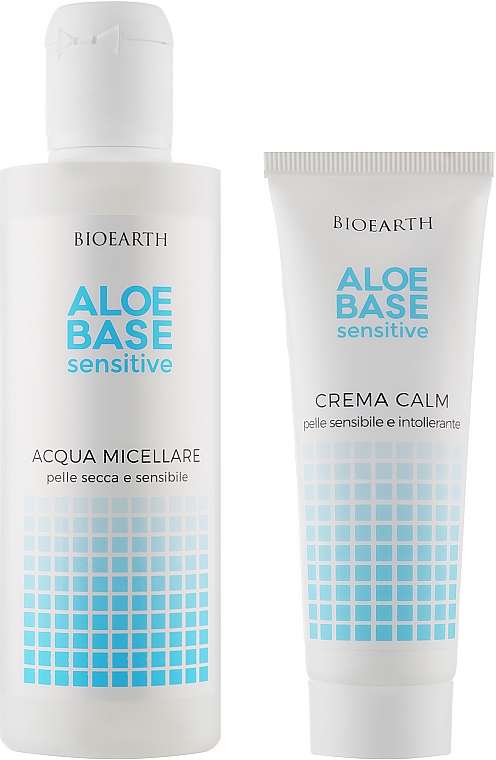 Набор - Bioearth Aloebase Sensative (mic/water/200ml + cr/50ml)