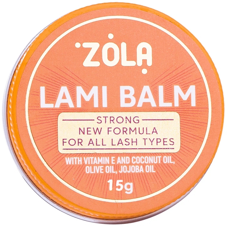 Клей для ламінування вій - Zola Lami Balm Orange — фото N1