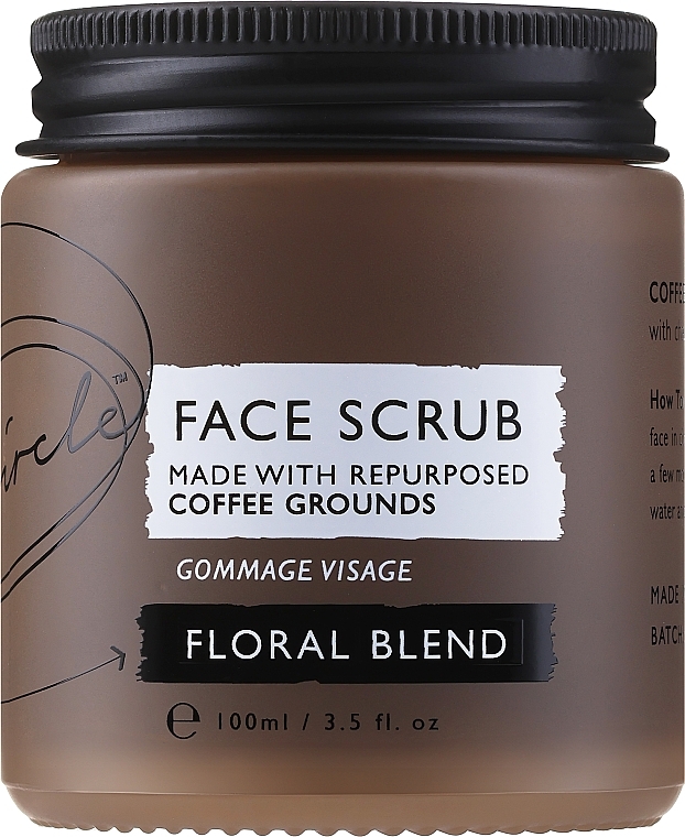 Кофейный скраб для лица "Цветочный" - UpCircle Coffee Face Scrub Floral Blend  — фото N1