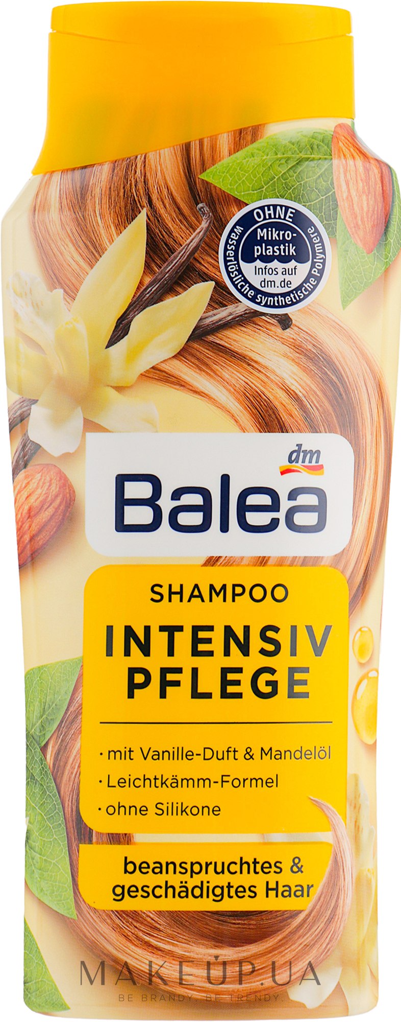 Восстанавливающий шампунь для волос - Balea Shampoo Intensiv Pflege — фото 300ml