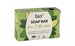 Мило «Лайм і алое вера» - Bio-D Lime & Aloe Vera Soap Bar — фото N1