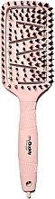Расческа для волос со щетиной кабана, розовая - myBuddy — фото N1