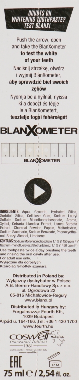Зубна паста "Вугілля" - Blanx Black — фото N3