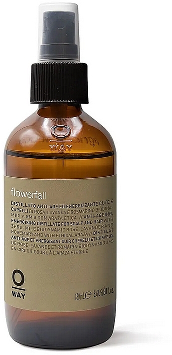 Гидролат для волос - Oway Flowerfall Anti-Aging Distillate For Scalp Hair — фото N1