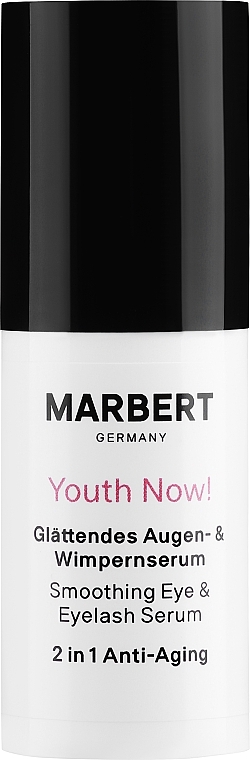 Розгладжувальна сироватка для очей та вій - Marbert Youth Now! Smoothing Eye & Eyelash Serum — фото N2