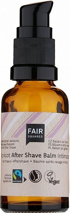 Бальзам після гоління "Абрикос" - Fair Squared Apricot After Shave Balm Intimate (з помпою) — фото N1