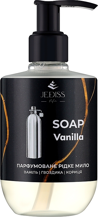 Парфумерне рідке мило "Ваніль"  - Jediss Vanilla Soap — фото N1