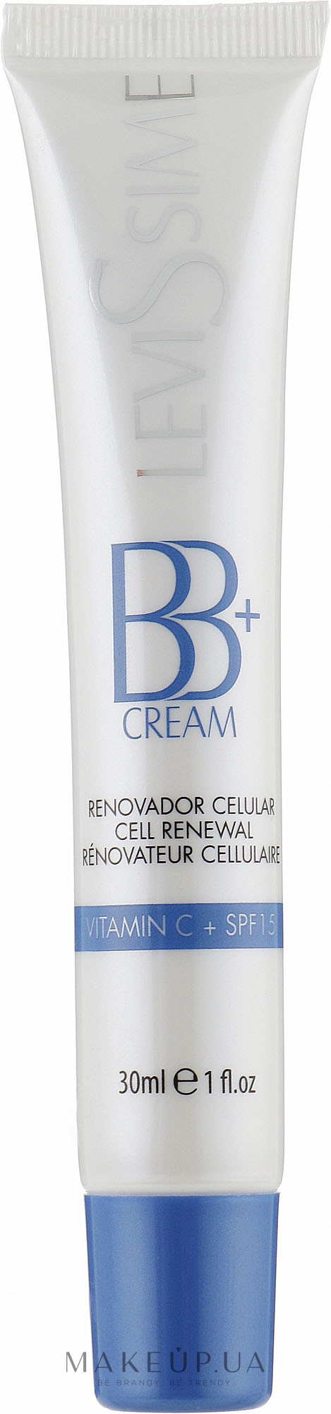 Восстанавливающий крем для лица - LeviSsime BB + Cream — фото 30ml