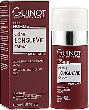 Омолоджувальний крем-сироватка для обличчя "Довге життя клітини" - Guinot Longue Vie Homme — фото N2