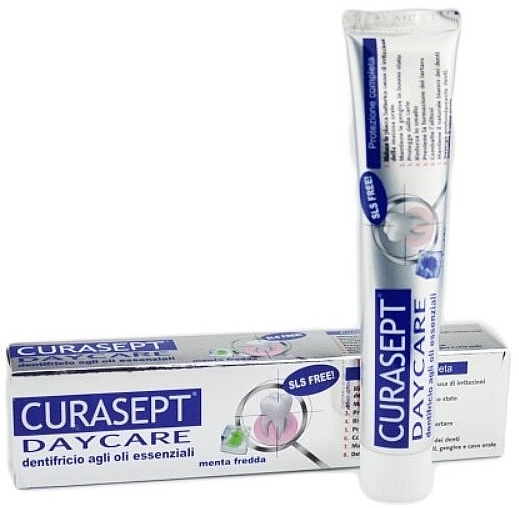 Зубная паста "Холодная мята" - Curaprox Curasept Daycare Cool Mint Toothpaste with Essentials Oils — фото N1