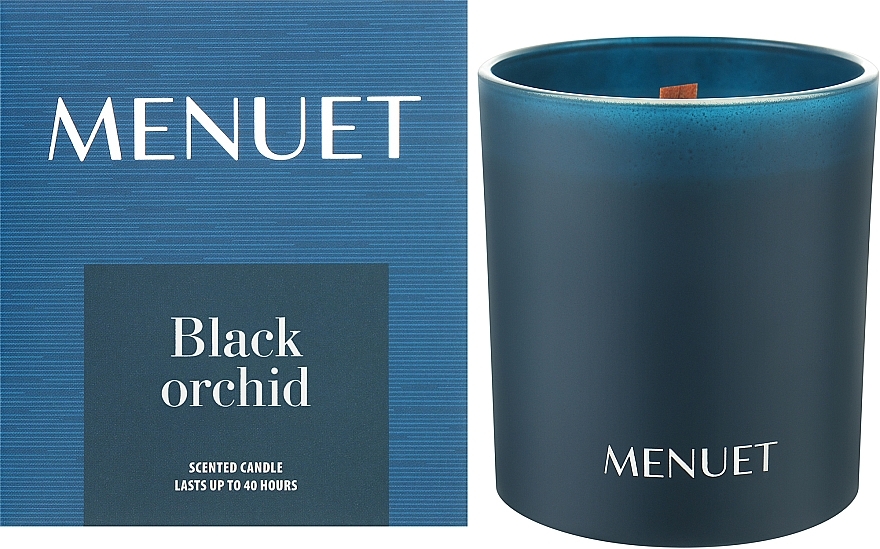 Ароматическая свеча "Black Orchid" - Menuet Scented Candle — фото N2