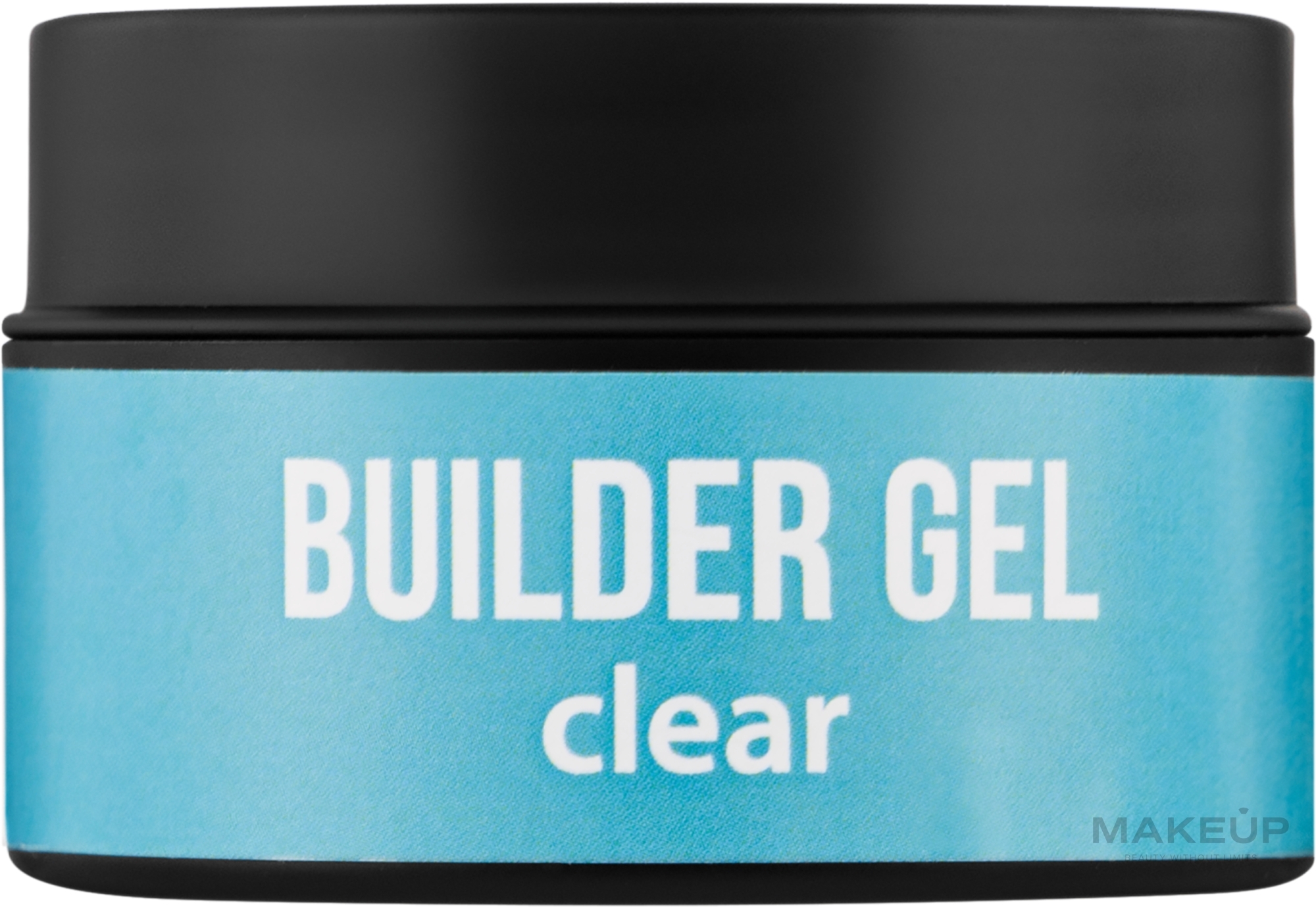 Гель моделювальний для нарощування нігтів прозорий - Divia Clear Builder Gel Di970 — фото 14g