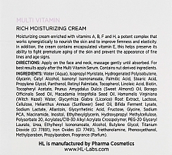 УЦЕНКА Увлажняющий крем для лица - Holy Land Cosmetics Multi Vitamin Rich Moisturizing Cream * — фото N3