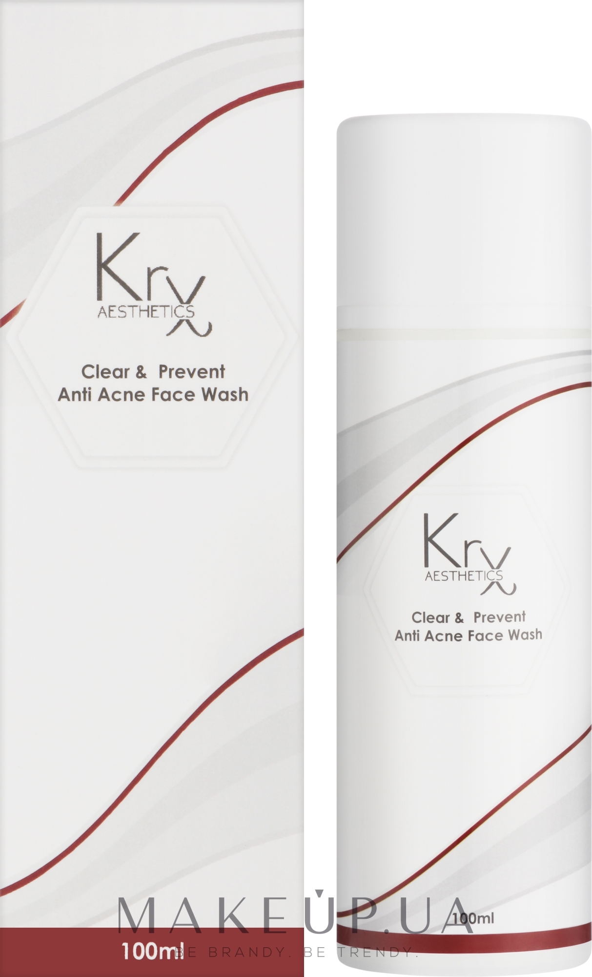 Очищаючий бактерицидний гель з 2% саліциловою кислотою та церамідами - KRX Aesthetics Anti Acne Face Wash — фото 100ml