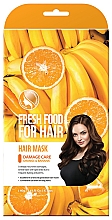 Маска "Банан и апельсин" для поврежденных волос - Superfood For Skin Fresh Food For Hair — фото N3