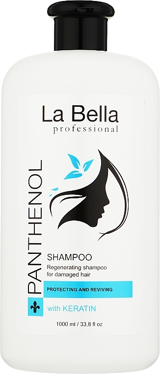 Шампунь для волосся "Пантенол з кератином" - La Bella Panthenol Shampoo — фото N1