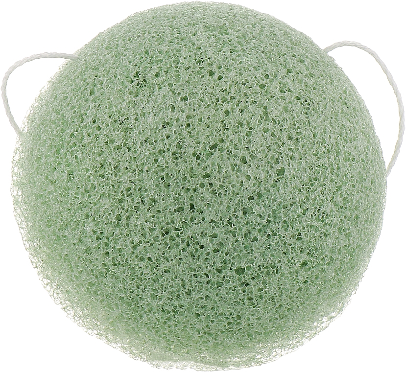 Спонж конняку для вмивання, зелений - Ilu Acc Konjac Sponge Green — фото N2