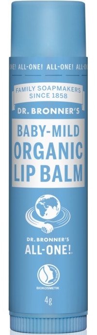 Бальзам для губ дитячий - Dr. Bronner’s Baby-Mild Lip Balm — фото N1