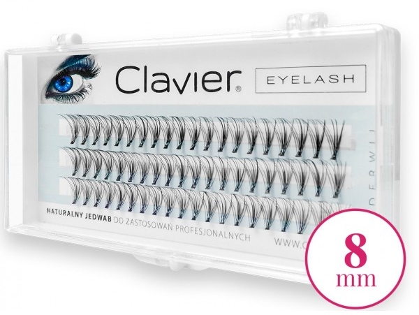 Накладні вії, 8 мм - Clavier Eyelash — фото N1