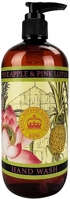 Рідке мило для рук "Ананас і рожевий лотос" - The English Soap Company Kew Gardens Pineapple & Pink Lotus Hand Wash — фото N1