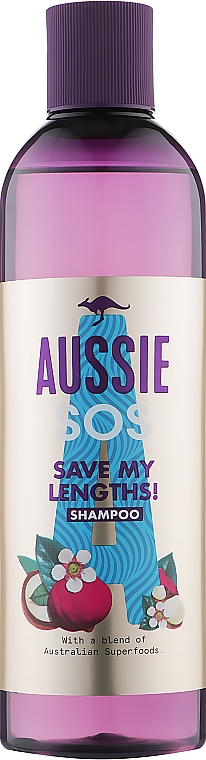 Шампунь для пошкодженого волосся - Aussie SOS Save My Lengths! Shampoo