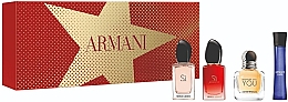 Духи, Парфюмерия, косметика Набор - Giorgio Armani Mini Gift Set (3xedp/7ml + edp/3ml)