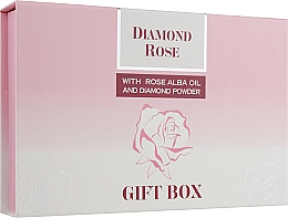 Набор - BioFresh Diamond Roses With Rose Alba Oil And Diamond Powder Gift Box  — фото N1