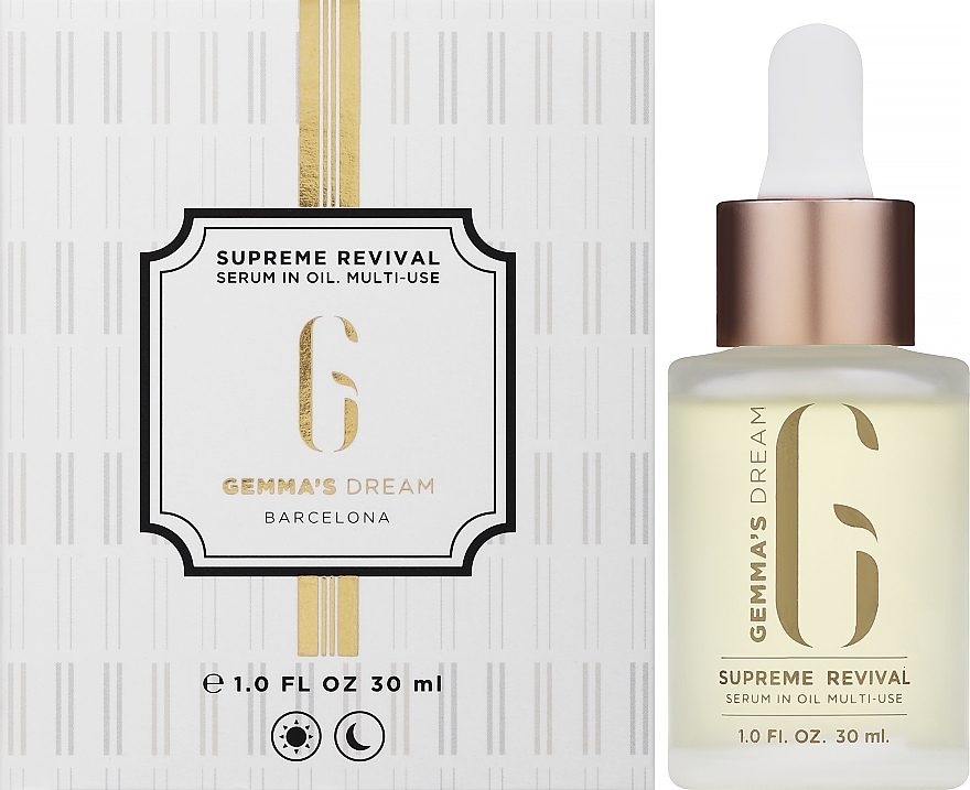 Відновлювальна багатофункціональна сироватка - Gemma's Dream Supreme Revival Serum In Oil. Multi-Use — фото N2