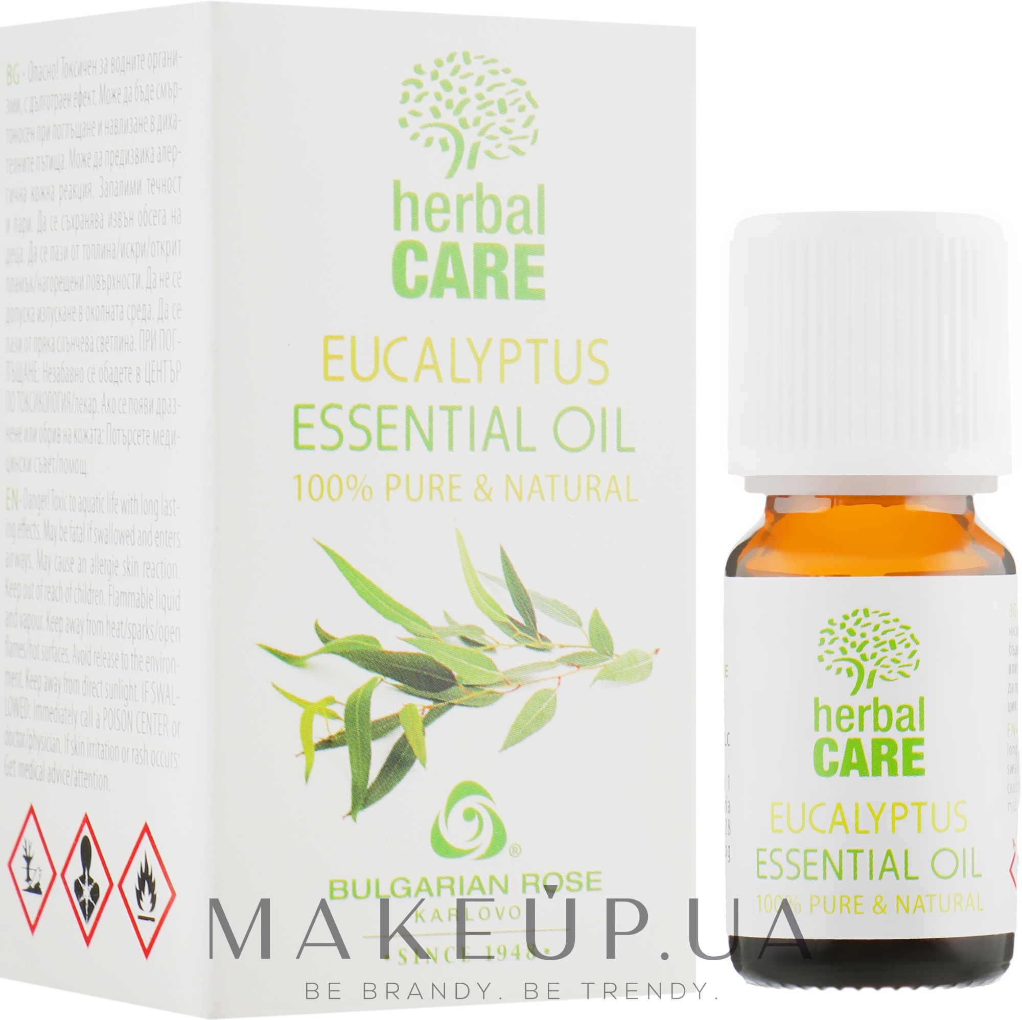 Эфирное масло "Эвкалипт" - Bulgarian Rose Eucalyptus Essential Oil — фото 10ml