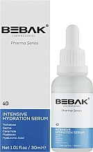 Сироватка для обличчя з гіалуроновою кислотою - Bebak Intensive Hydration Serum — фото N2