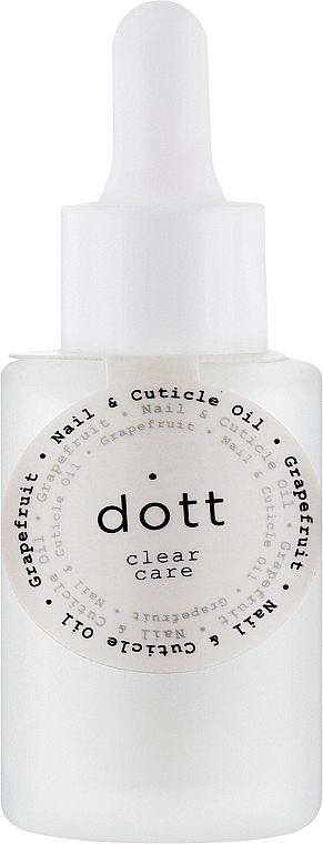 Масло для кутикулы и ногтей "Грейпфрут" - Dott Clear Care Grapefruit Nail & Cuticle Oil — фото N1