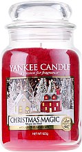 Духи, Парфюмерия, косметика Ароматическая свеча в банке "Рождественская магия" - Yankee Candle Christmas Magic