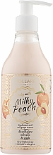 Бальзам-арома для зволоження тіла - Vollare Cosmetics VegeBar Milky Peach Hydrating Body Milk — фото N1